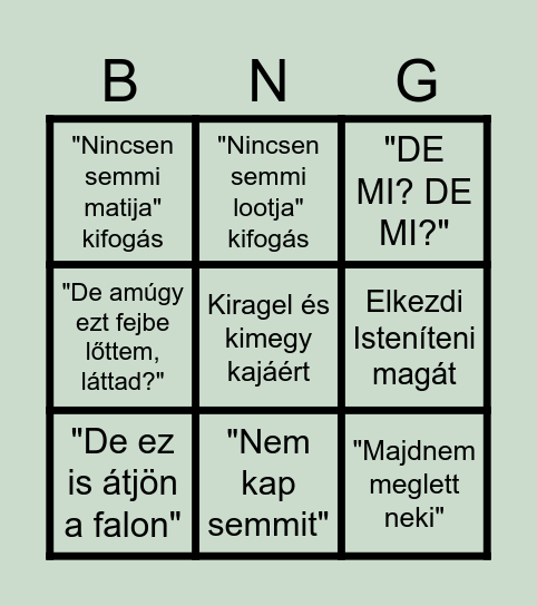 Levente Fortnite Bingo Card