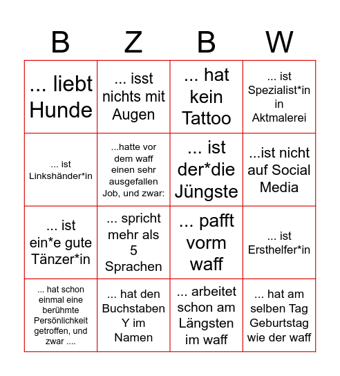 BINGO 2024 Bingo Card