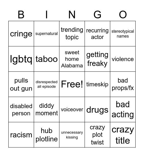 Tomorrow's Teachings Bingo Card