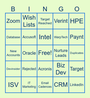 MediaDev Bingo 2024 Bingo Card