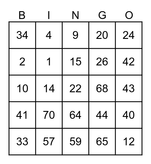 2024 Xmas Picnic Bingo Card