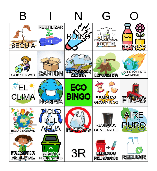 ECO BINGO Card