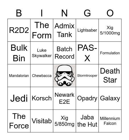 FORMTROOPER Bingo Card