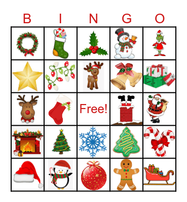 COLLECTIONS HOLIDAY BINGO Card