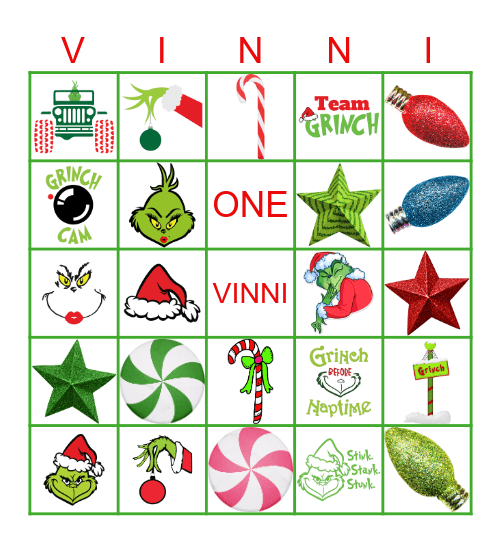 You're A Mean ONE ! Bingo Card