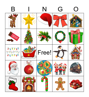 Christmas Bingo Card