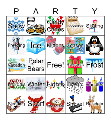 Winter Bingo Card