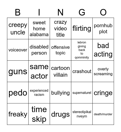 tommorrows teachings Bingo Card