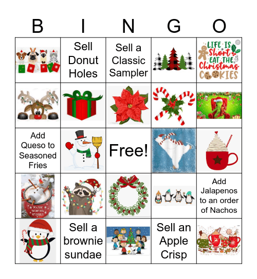 Holiday Bingo! Bingo Card