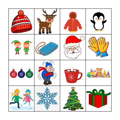 Christmas Bingo Card