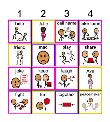 The Peacemaker Bingo Card