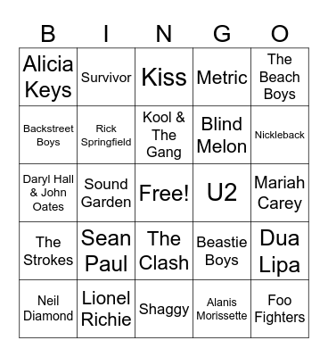 Taproom Bingo 2 Bingo Card