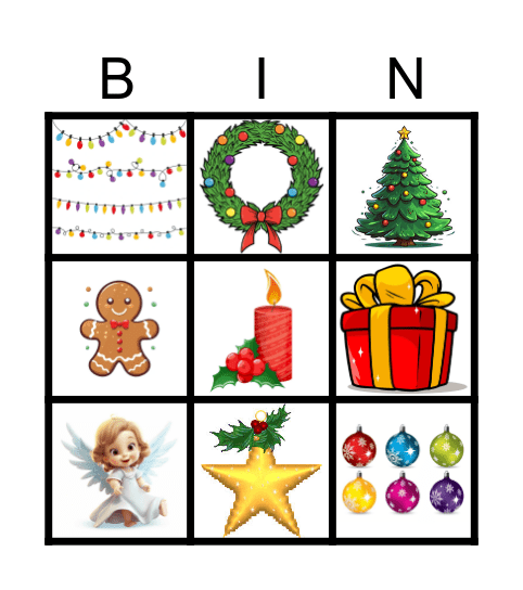 Christmas Bingo Card