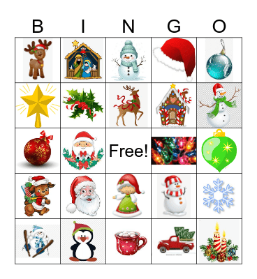 Christmas Bingo Card