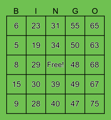 Minecraft Bingo Card