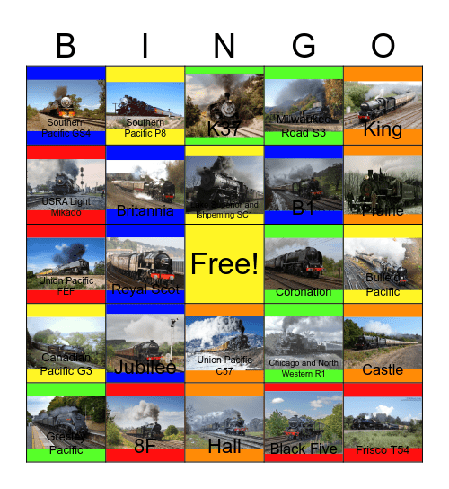 The Very Best of Steamies Bingo Card