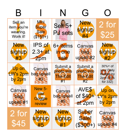 VIC2 FRI-YAY BINGO Card