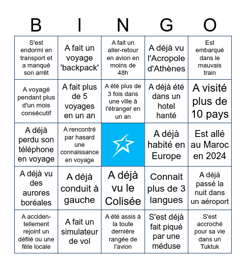 Célébration de fin d'année Bingo Card