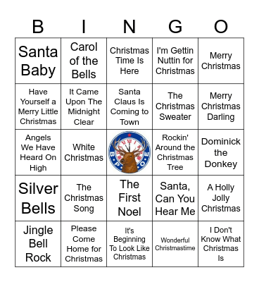 Christmas Bingo Card