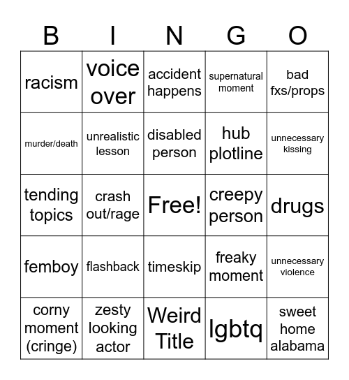 Tomorrow's Teachings Bingo Card