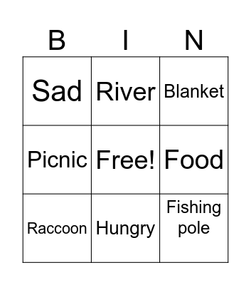 Vocab Bingo Card