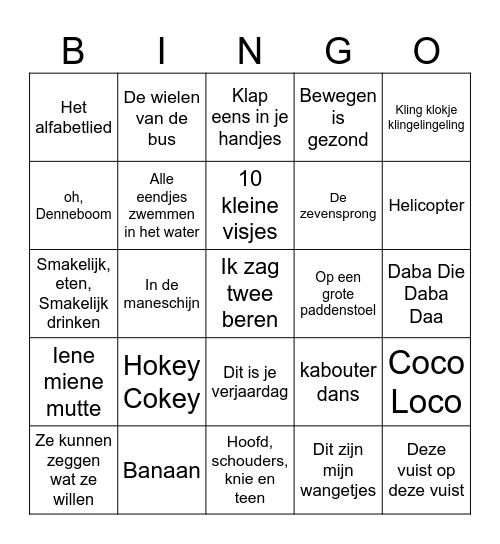 Patty's meezing BINGO Card