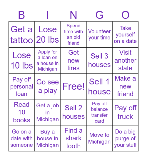 2025 BINGO Card