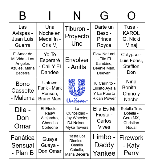 CND Christmas Party BINGO Card