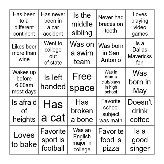 TXdocs Bingo - 2 Bingo Card