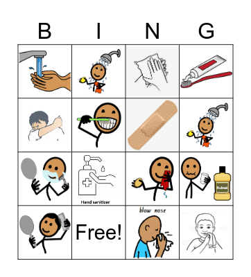 Hygiene Bingo Card