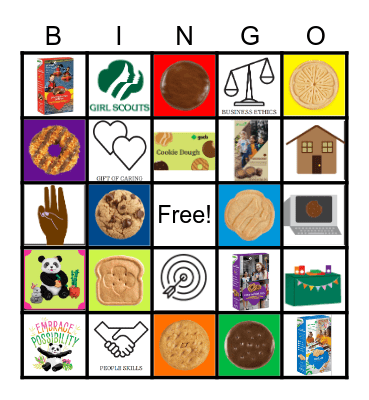 Cookie Season Bingo Card