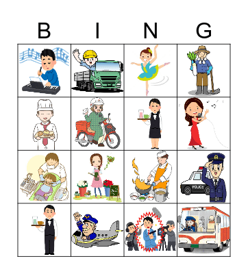 JOBS Bingo Card