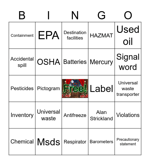 Southern Mountains Bingo Card