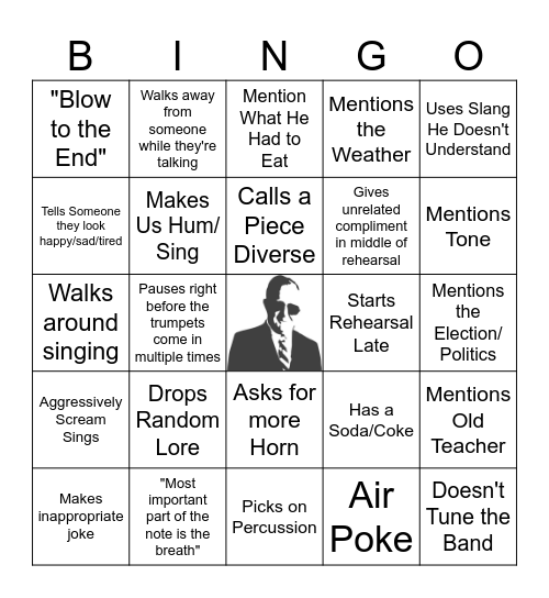 Seifert Bingo Card