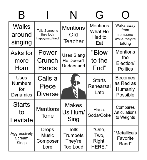 Seifert Bingo Card