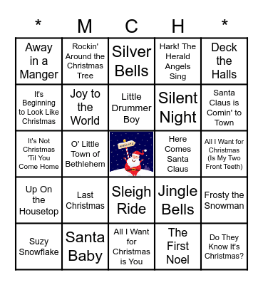 North Pole BINGO! Bingo Card
