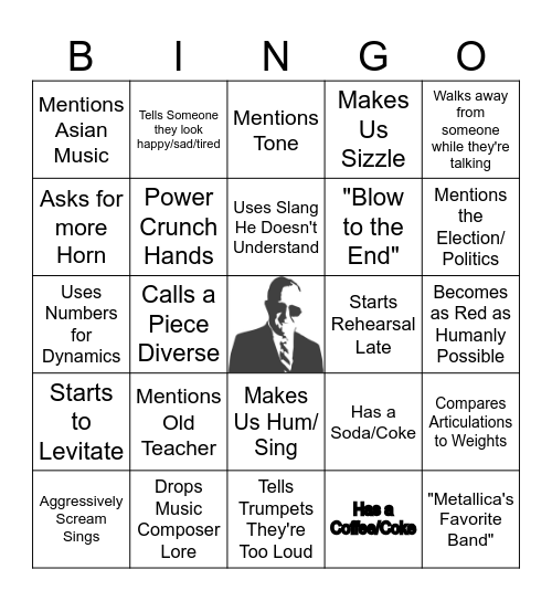 Seifert Bingo Card