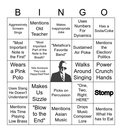 Seifert Bingo Card