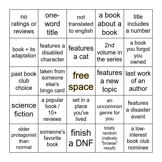 2025 Natively Bingo!! Bingo Card