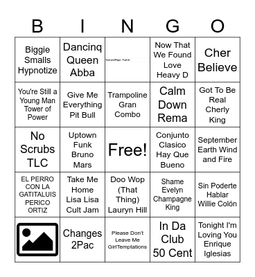 RADIO Bingo Card