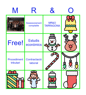 NADAL 2024 Bingo Card