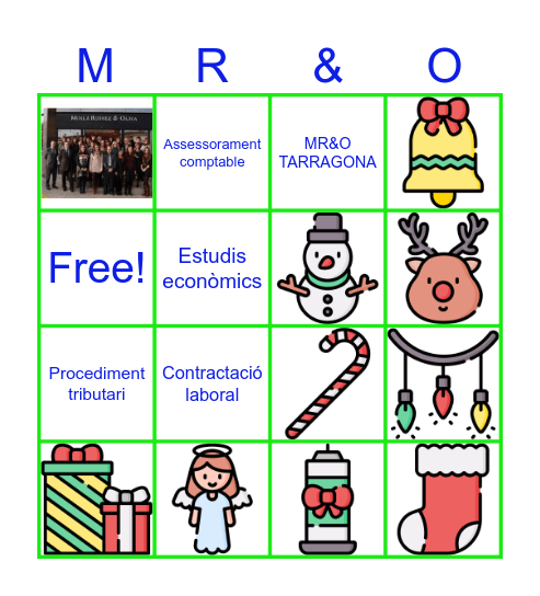 NADAL 2024 Bingo Card