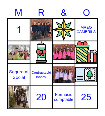 NADAL 2024 Bingo Card