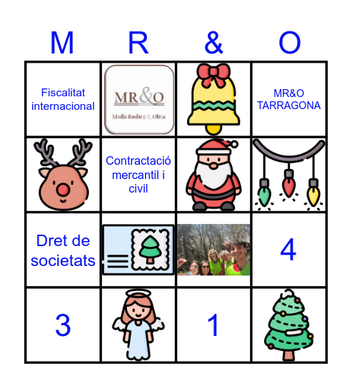 NADAL 2024 Bingo Card