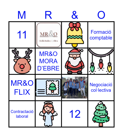 NADAL 2024 Bingo Card