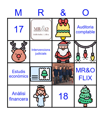 NADAL 2024 Bingo Card