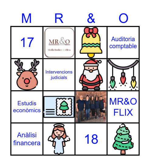 NADAL 2024 Bingo Card