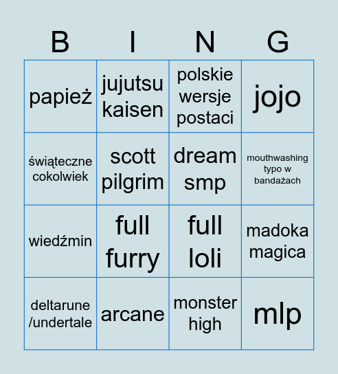 TARGI FANTASTYKI BINGO?? Bingo Card