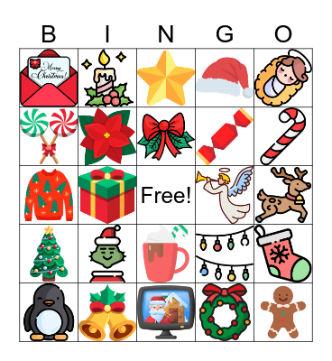 Christmas Bingo Card