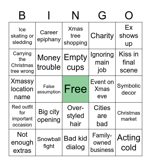 2024 Hallmark Bingo Card